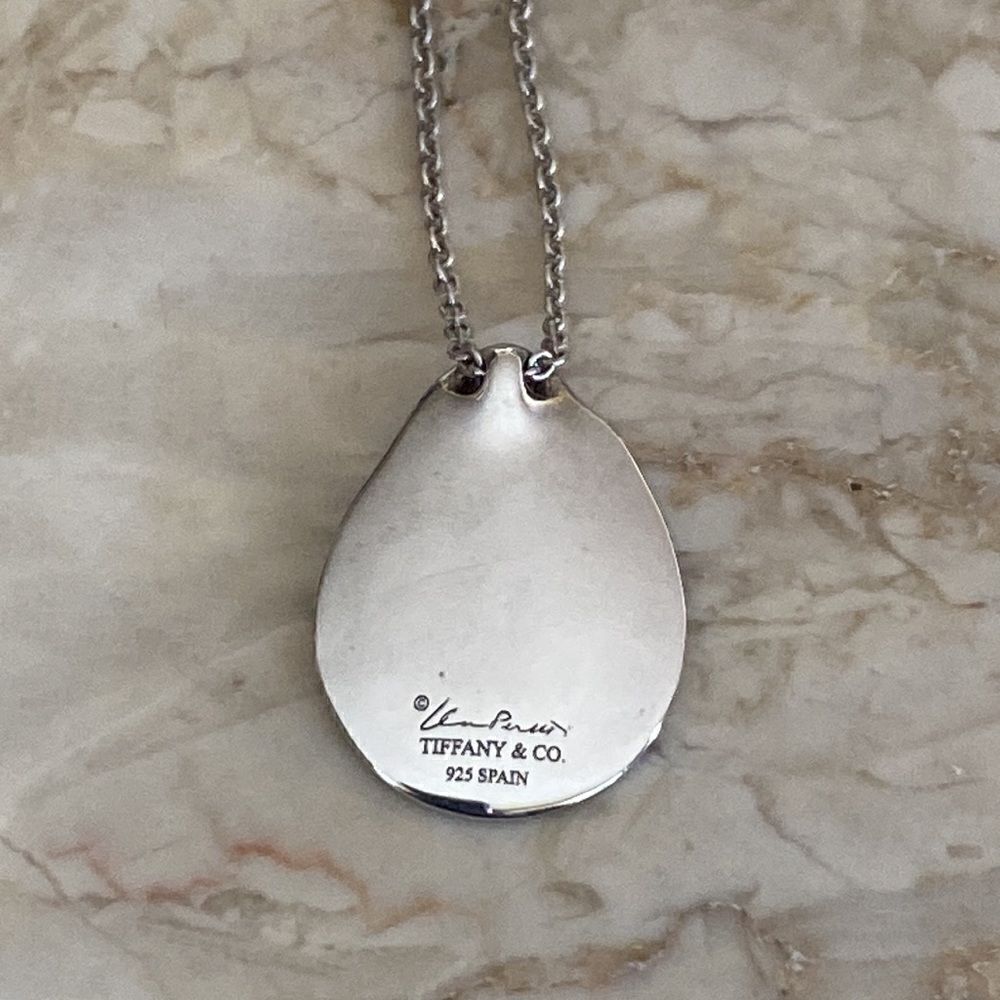 Tiffany & Co. Elsa Peretti Madonna Pendant Necklace 925 Sterling Silver Rare - Picture 5 of 9